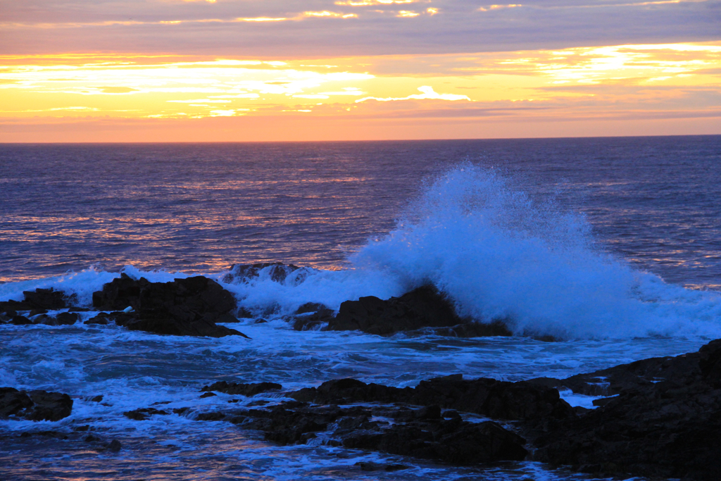 Sunrise over the Marginal Way a few weeks ago