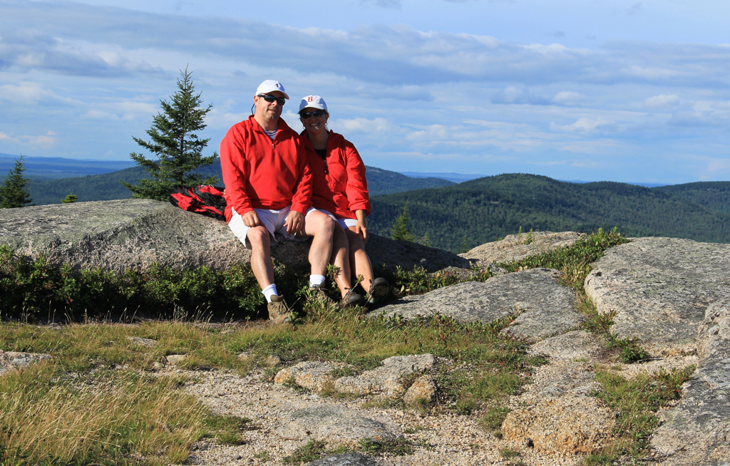 HIked to the top of Schoodic Mountain today; the views were worth it!